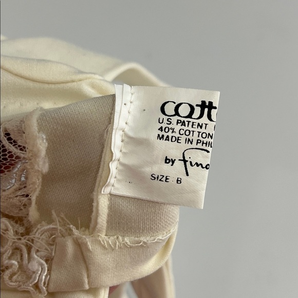 Vintage Finale Cotton Lovers Women's Gloves Off White Lace Bow Rockabilly Pin Up - Picture 7 of 8